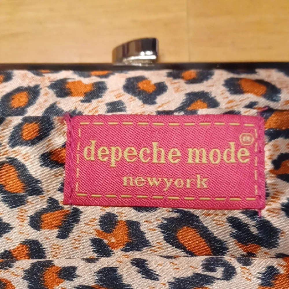 depeche mode Vinyl Black Quilted Clutch
